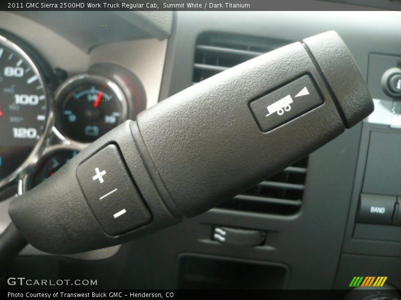 Summit White / Dark Titanium 2011 GMC Sierra 2500HD Work Truck Regular Cab