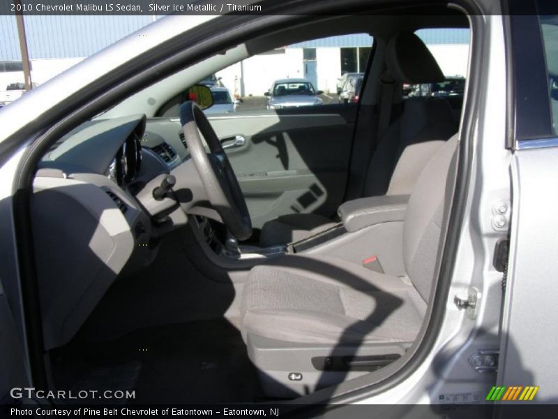 Silver Ice Metallic / Titanium 2010 Chevrolet Malibu LS Sedan