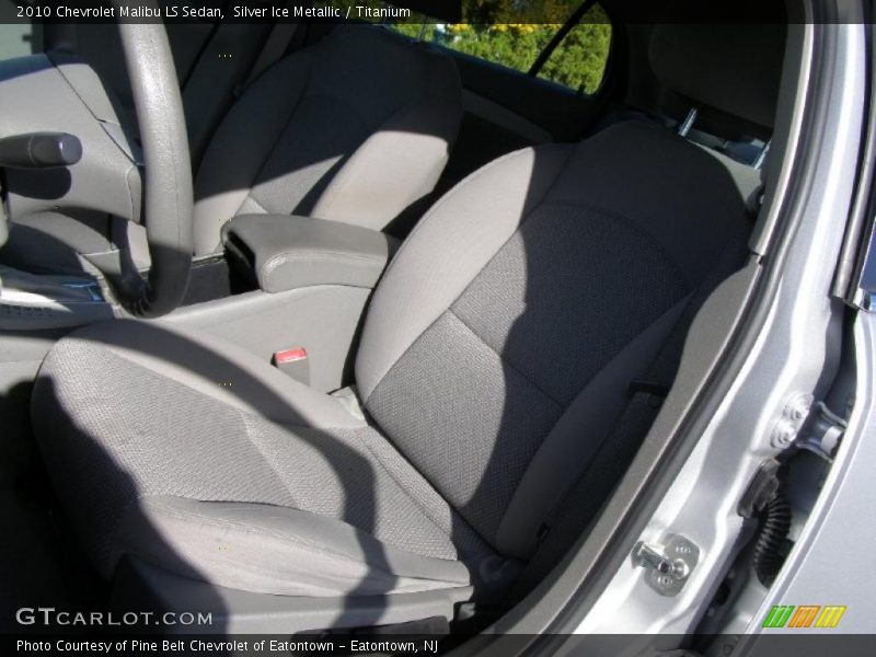 Silver Ice Metallic / Titanium 2010 Chevrolet Malibu LS Sedan