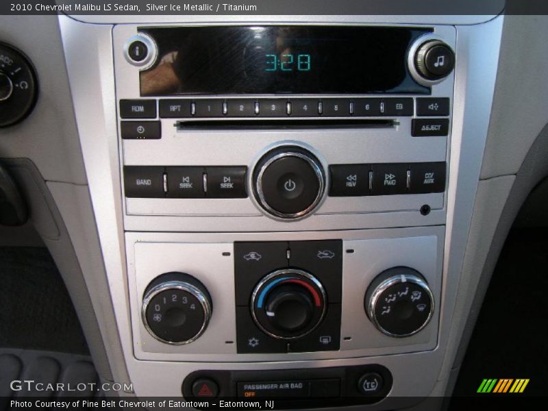 Controls of 2010 Malibu LS Sedan