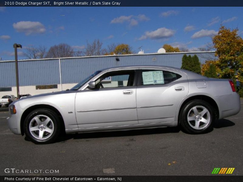 Bright Silver Metallic / Dark Slate Gray 2010 Dodge Charger SXT