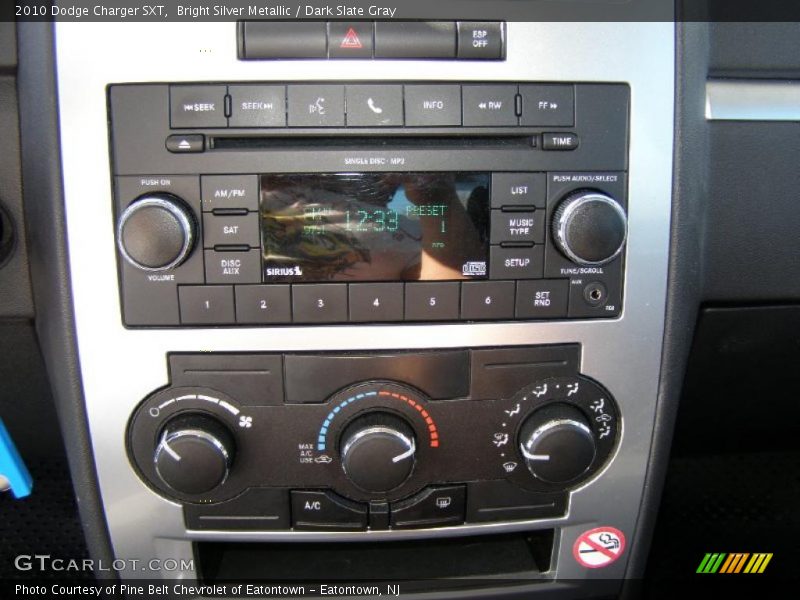 Bright Silver Metallic / Dark Slate Gray 2010 Dodge Charger SXT
