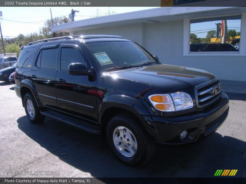 Black / Oak 2002 Toyota Sequoia Limited 4WD