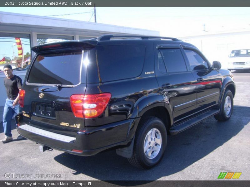 Black / Oak 2002 Toyota Sequoia Limited 4WD