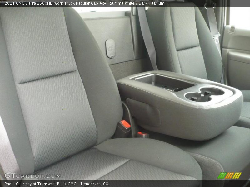  2011 Sierra 2500HD Work Truck Regular Cab 4x4 Dark Titanium Interior