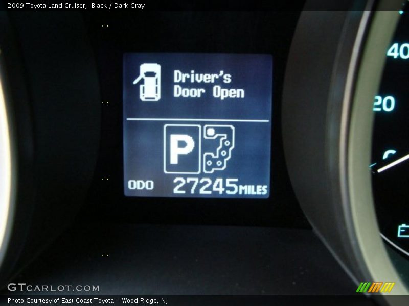 Black / Dark Gray 2009 Toyota Land Cruiser