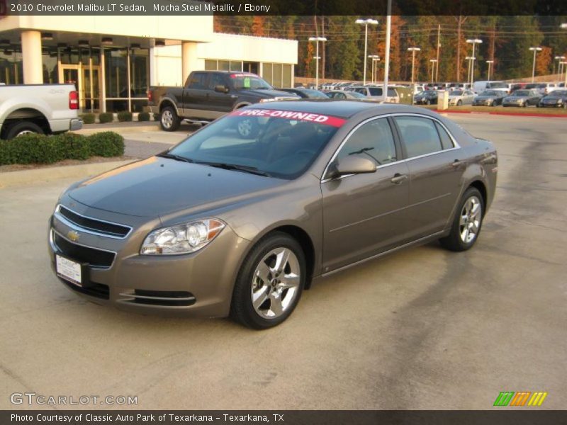 Mocha Steel Metallic / Ebony 2010 Chevrolet Malibu LT Sedan