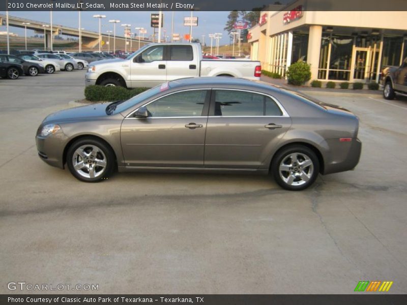 Mocha Steel Metallic / Ebony 2010 Chevrolet Malibu LT Sedan
