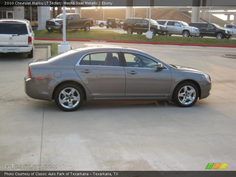 Mocha Steel Metallic / Ebony 2010 Chevrolet Malibu LT Sedan