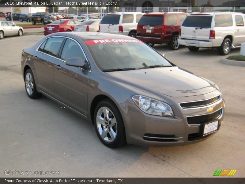 Mocha Steel Metallic / Ebony 2010 Chevrolet Malibu LT Sedan
