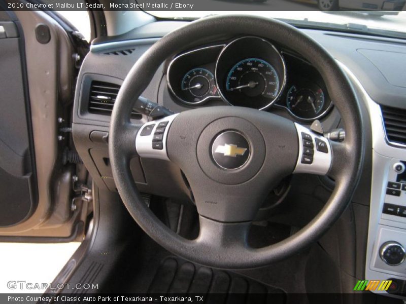 Mocha Steel Metallic / Ebony 2010 Chevrolet Malibu LT Sedan