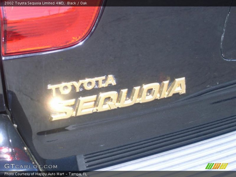 Black / Oak 2002 Toyota Sequoia Limited 4WD