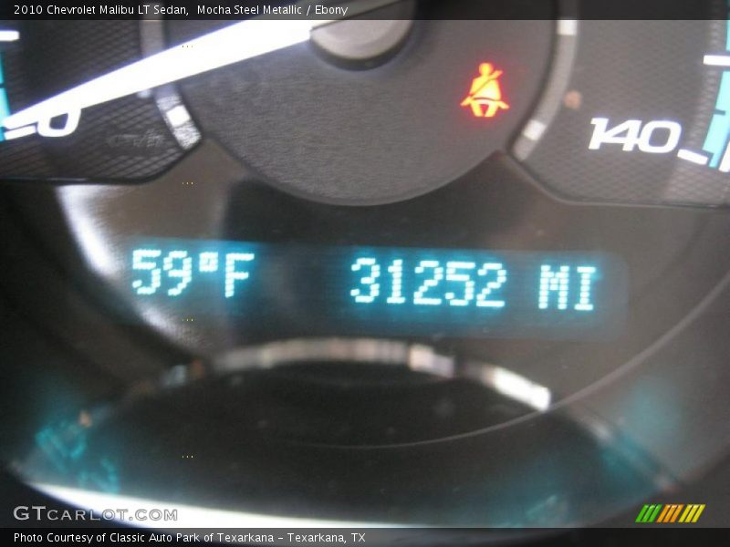 Mocha Steel Metallic / Ebony 2010 Chevrolet Malibu LT Sedan