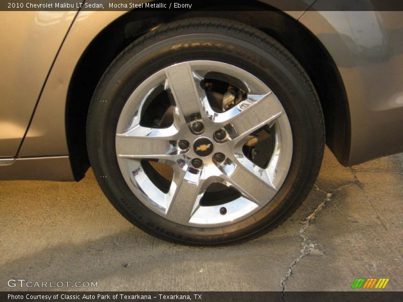 Mocha Steel Metallic / Ebony 2010 Chevrolet Malibu LT Sedan