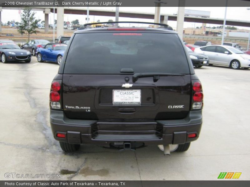 Dark Cherry Metallic / Light Gray 2008 Chevrolet TrailBlazer LS