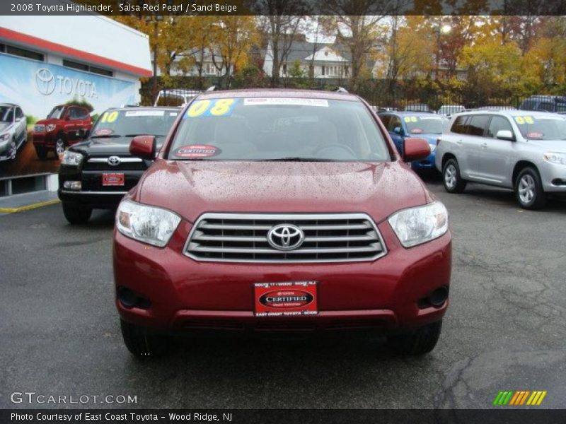 Salsa Red Pearl / Sand Beige 2008 Toyota Highlander