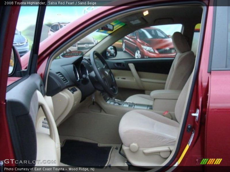 Salsa Red Pearl / Sand Beige 2008 Toyota Highlander