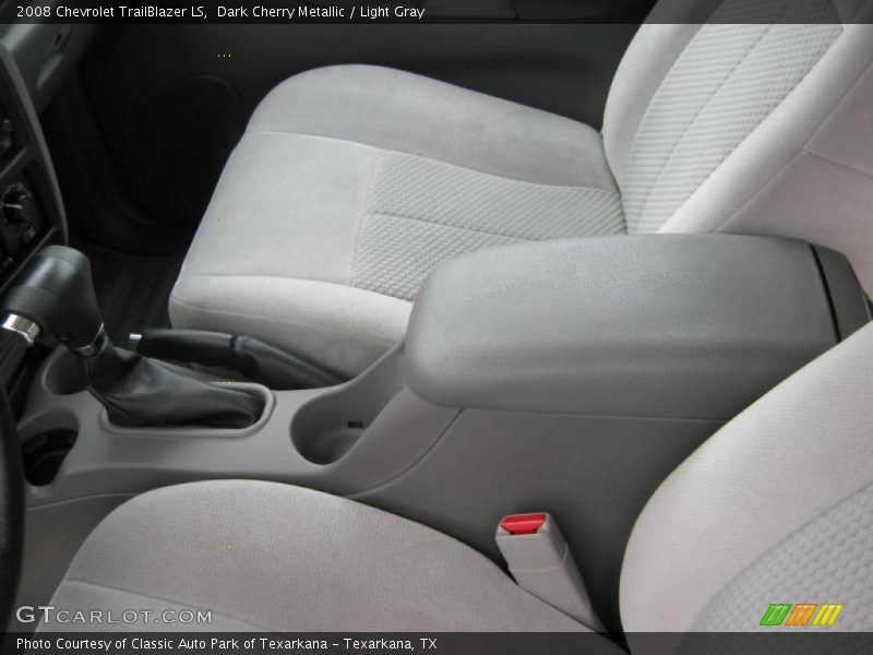 Dark Cherry Metallic / Light Gray 2008 Chevrolet TrailBlazer LS