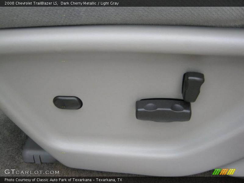 Dark Cherry Metallic / Light Gray 2008 Chevrolet TrailBlazer LS