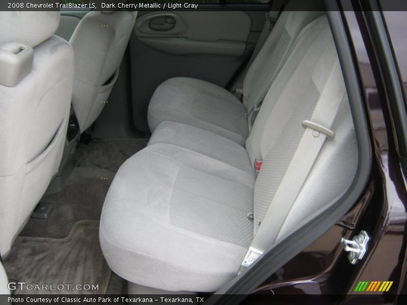 Dark Cherry Metallic / Light Gray 2008 Chevrolet TrailBlazer LS