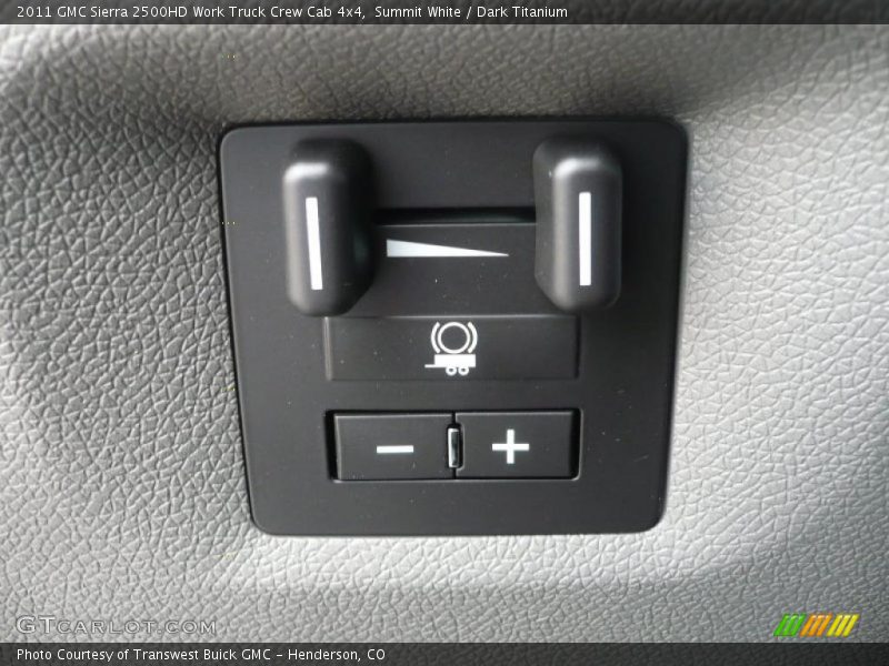 Summit White / Dark Titanium 2011 GMC Sierra 2500HD Work Truck Crew Cab 4x4