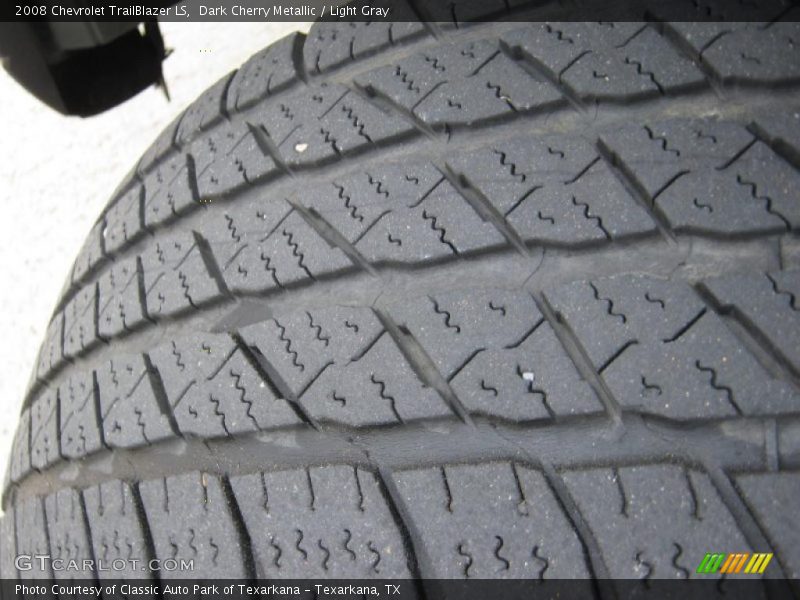 Dark Cherry Metallic / Light Gray 2008 Chevrolet TrailBlazer LS