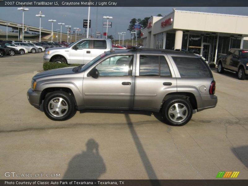 Graystone Metallic / Light Gray 2007 Chevrolet TrailBlazer LS