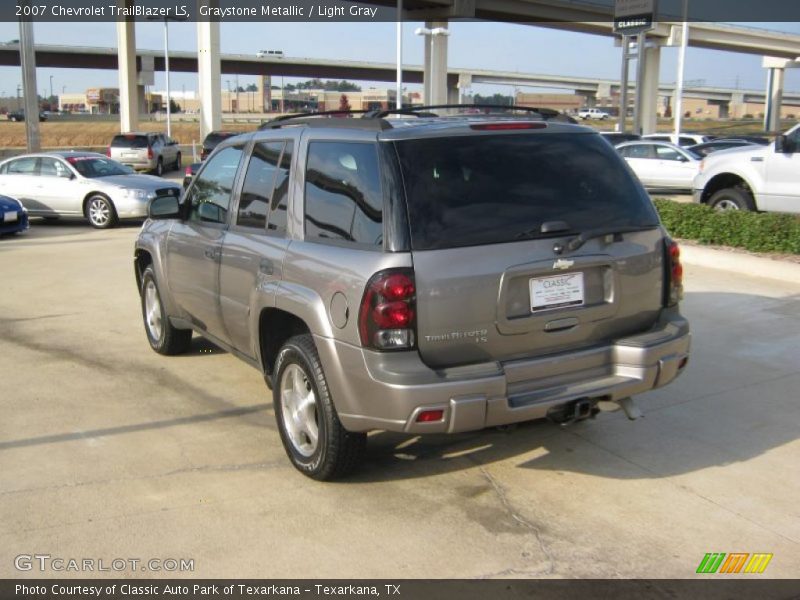 Graystone Metallic / Light Gray 2007 Chevrolet TrailBlazer LS