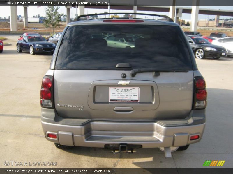 Graystone Metallic / Light Gray 2007 Chevrolet TrailBlazer LS