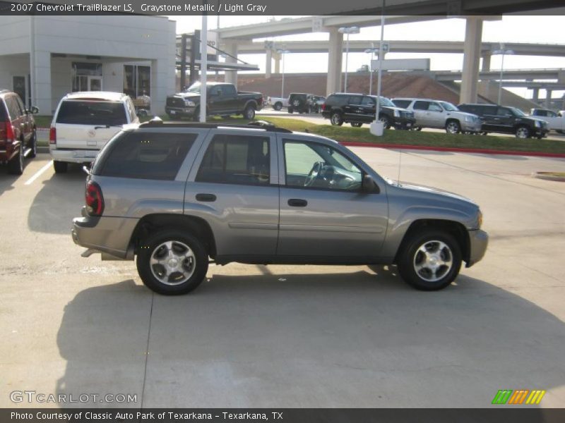 Graystone Metallic / Light Gray 2007 Chevrolet TrailBlazer LS