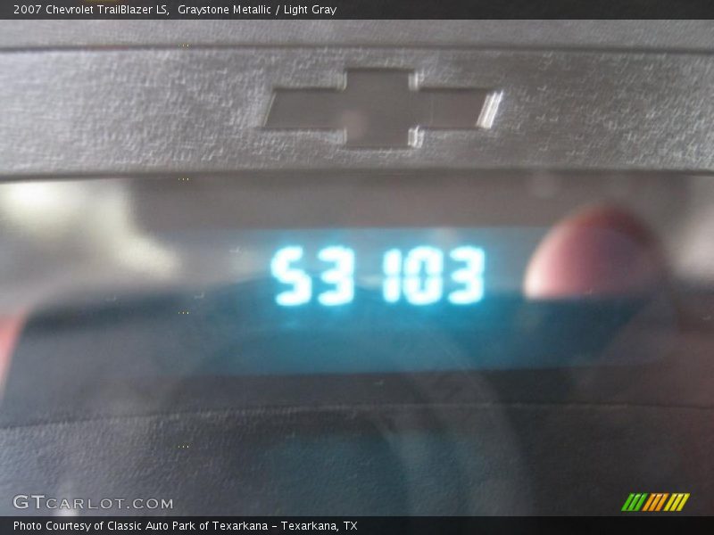 Graystone Metallic / Light Gray 2007 Chevrolet TrailBlazer LS