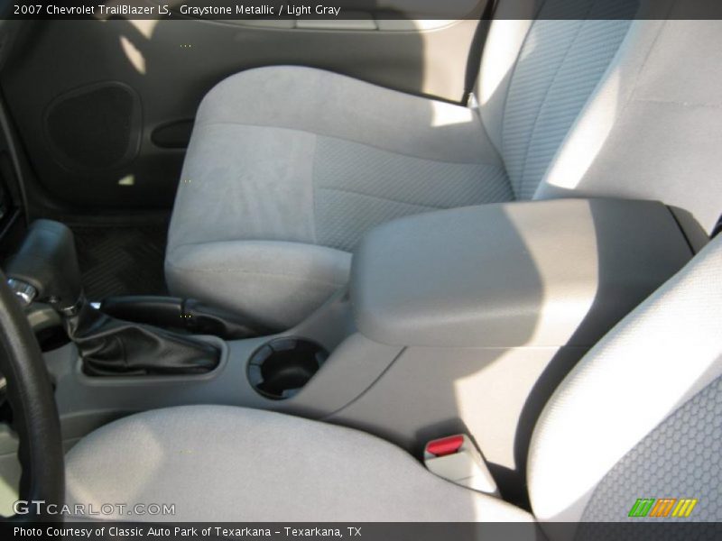 Graystone Metallic / Light Gray 2007 Chevrolet TrailBlazer LS