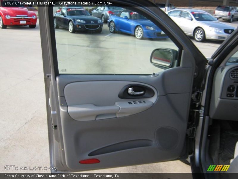 Graystone Metallic / Light Gray 2007 Chevrolet TrailBlazer LS