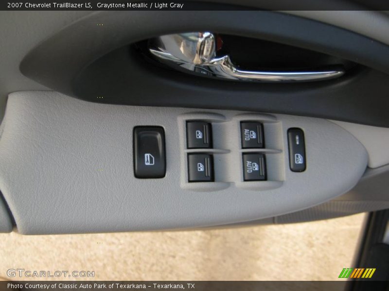 Graystone Metallic / Light Gray 2007 Chevrolet TrailBlazer LS