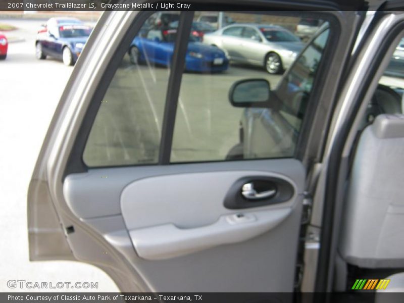 Graystone Metallic / Light Gray 2007 Chevrolet TrailBlazer LS