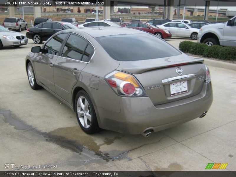 Pebble Beach Metallic / Blond 2008 Nissan Altima 3.5 SE