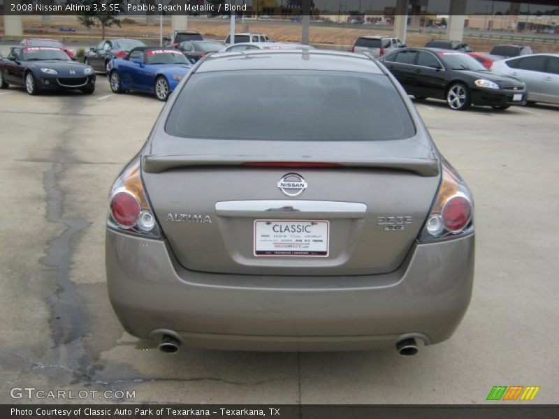 Pebble Beach Metallic / Blond 2008 Nissan Altima 3.5 SE