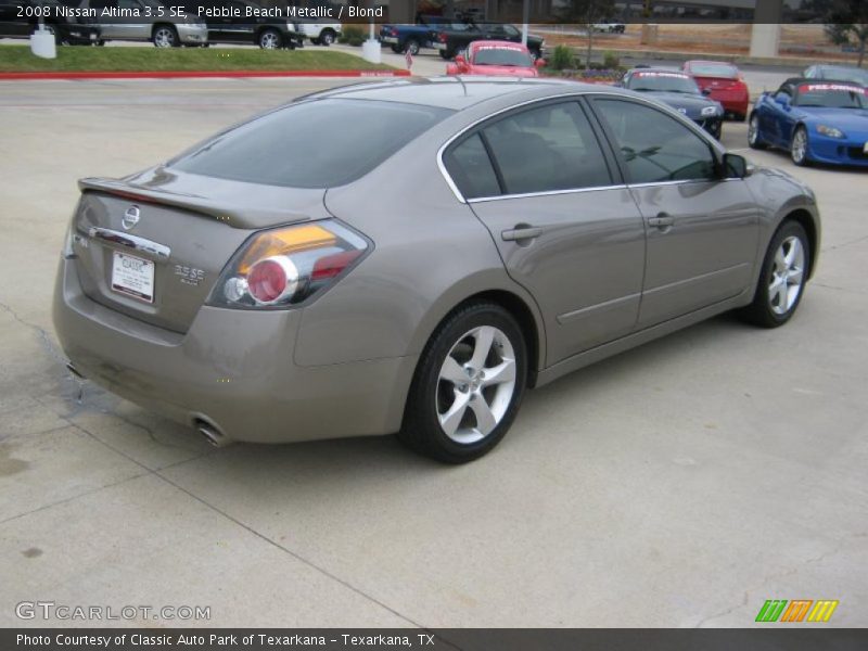 Pebble Beach Metallic / Blond 2008 Nissan Altima 3.5 SE