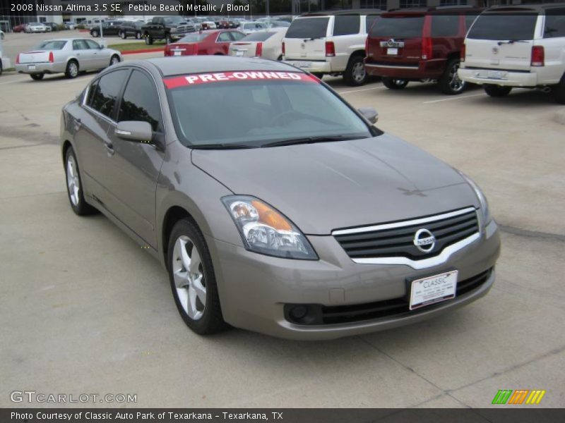 Pebble Beach Metallic / Blond 2008 Nissan Altima 3.5 SE