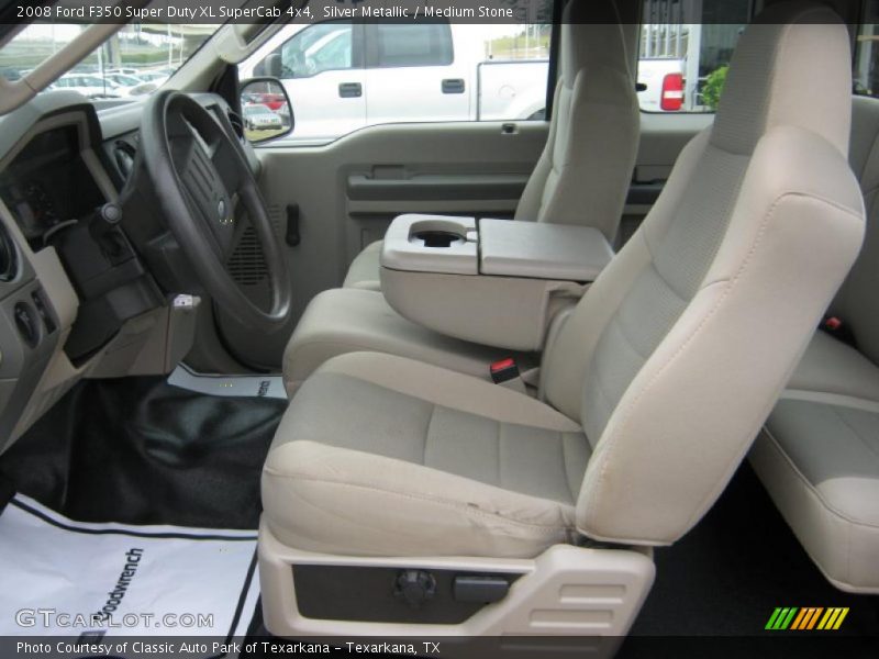  2008 F350 Super Duty XL SuperCab 4x4 Medium Stone Interior