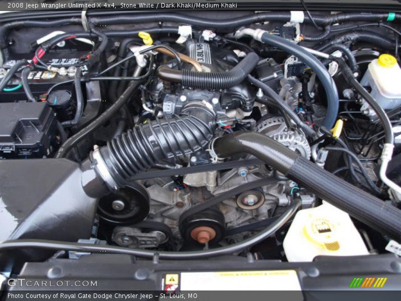 Stone White / Dark Khaki/Medium Khaki 2008 Jeep Wrangler Unlimited X 4x4