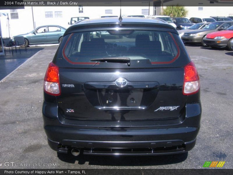 Black / Dark Gray 2004 Toyota Matrix XR