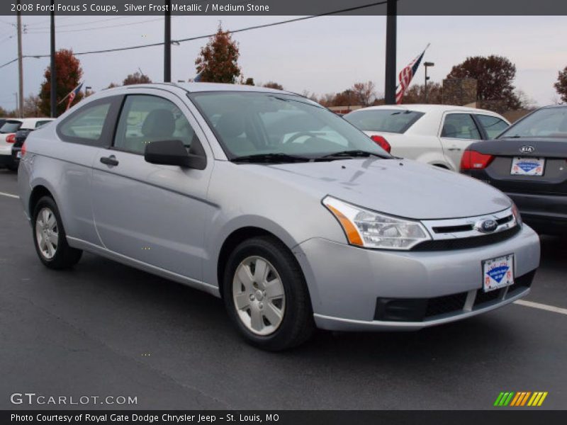 Silver Frost Metallic / Medium Stone 2008 Ford Focus S Coupe