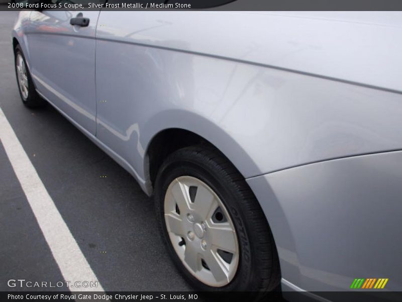 Silver Frost Metallic / Medium Stone 2008 Ford Focus S Coupe