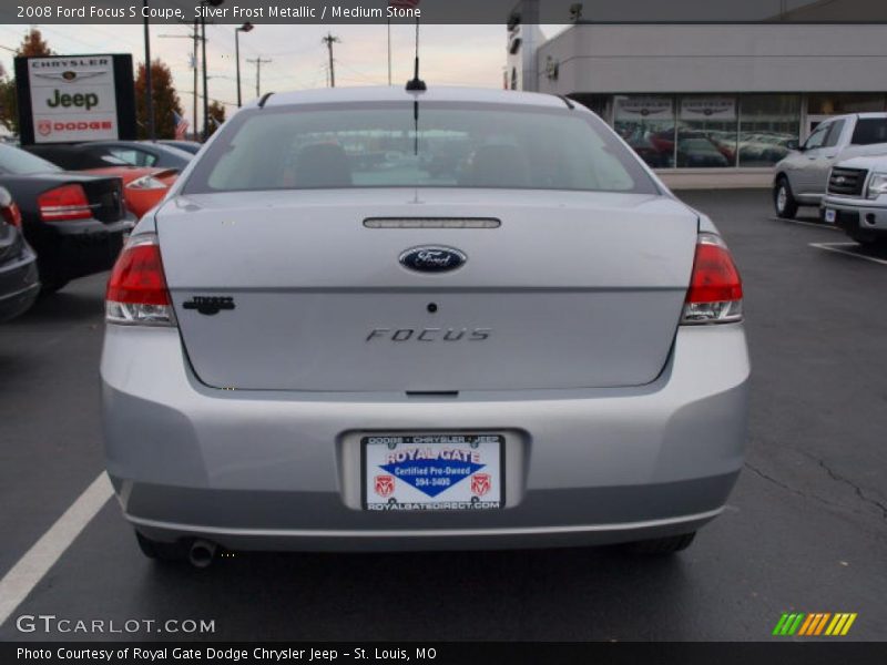 Silver Frost Metallic / Medium Stone 2008 Ford Focus S Coupe