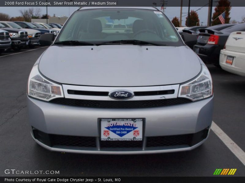 Silver Frost Metallic / Medium Stone 2008 Ford Focus S Coupe