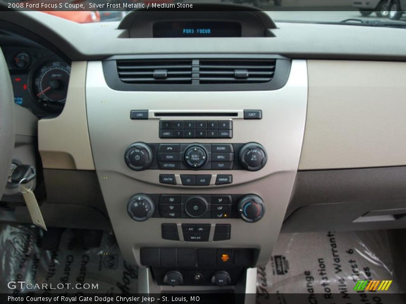 Silver Frost Metallic / Medium Stone 2008 Ford Focus S Coupe