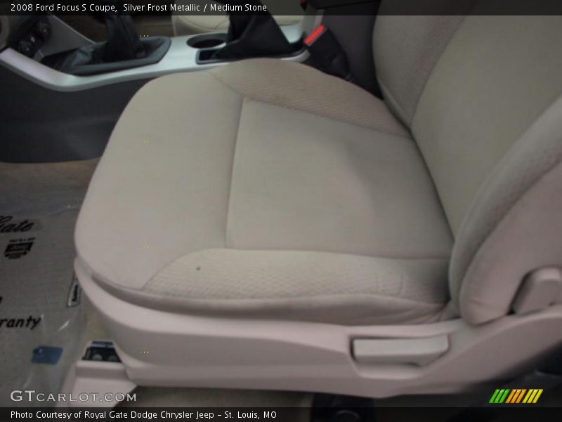 Silver Frost Metallic / Medium Stone 2008 Ford Focus S Coupe
