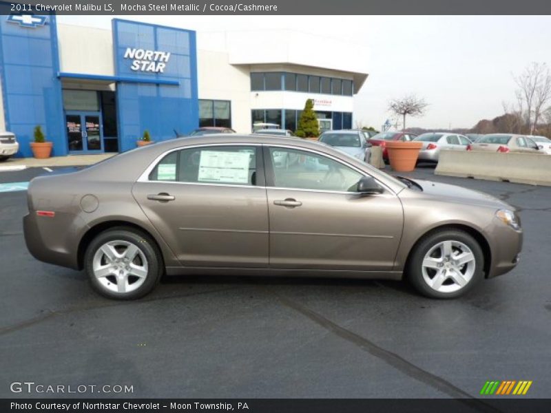 Mocha Steel Metallic / Cocoa/Cashmere 2011 Chevrolet Malibu LS
