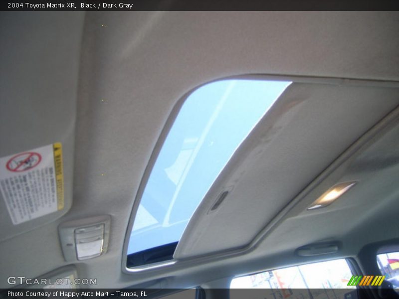 Black / Dark Gray 2004 Toyota Matrix XR